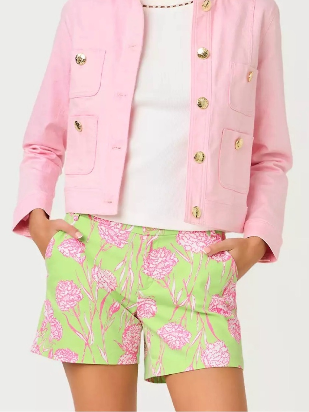 Lilly 5" Callahan Mid Rise Short  - Alina Collection NWT